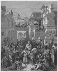 Gustave Doré Bibel: Triumph von Mordechai